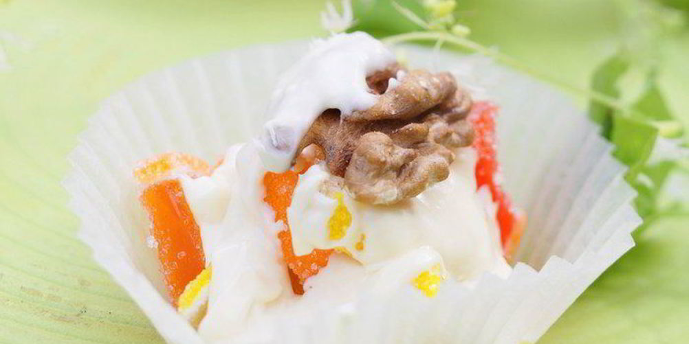 Рецепт цукаты в белом шоколаде с грецкими орехами