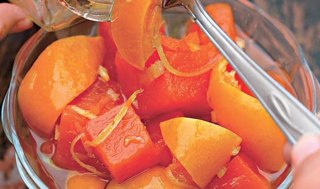 Тыквенный конфитюр с мандаринами