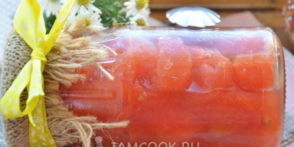 Рецепт варенье из арбуза