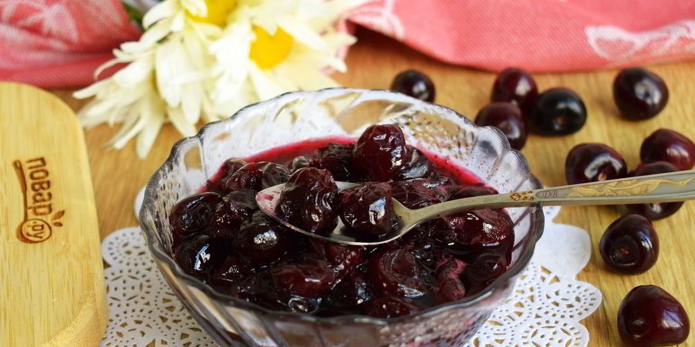 Рецепт варенье из черешни без косточек пятиминутка