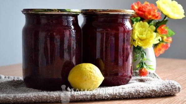 варенье из черешни без косточек с лимоном