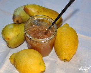 Варенье из груш с лимончиком