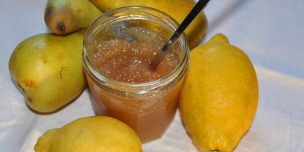 Рецепт варенье из груш с лимончиком