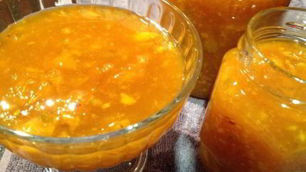 Варенье из мандаринов и хурмы