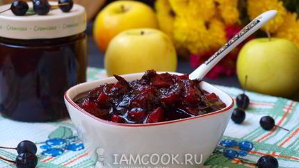 Варенье из терна и яблок