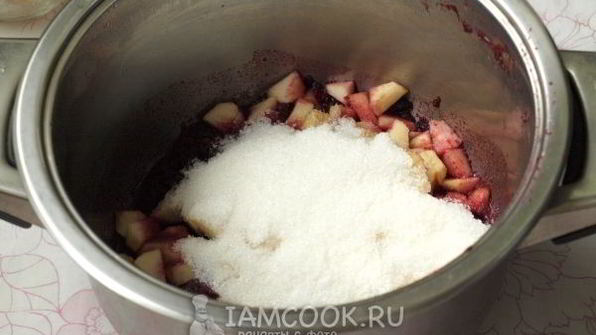 варенье из терна и яблок