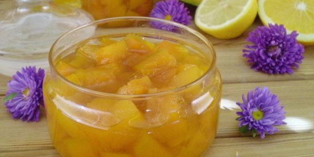 Рецепт варенье из тыквы с апельсином и лимоном