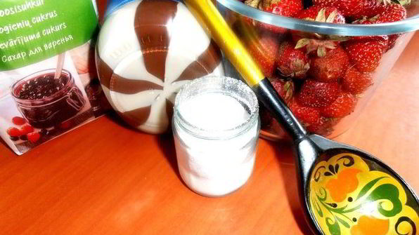 варенье клубника в шоколаде