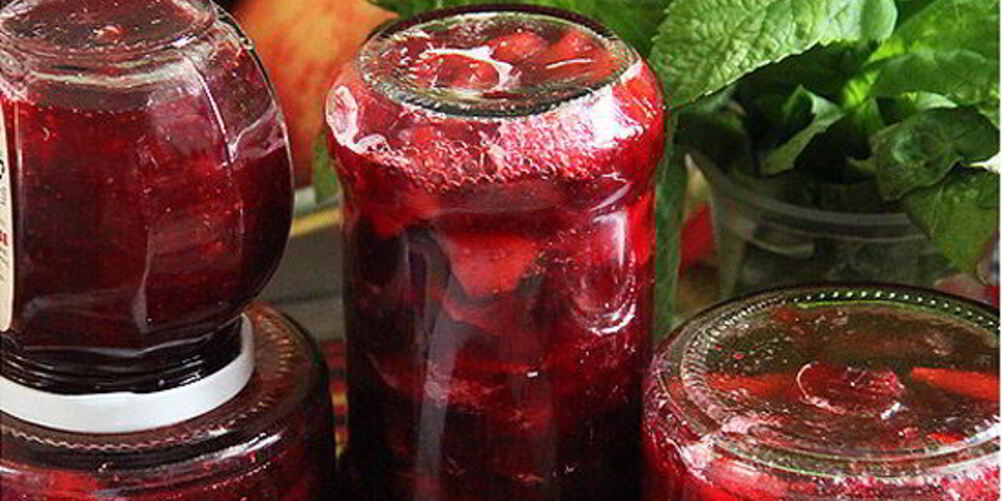 Рецепт варенье пятиминутка из брусники и яблок