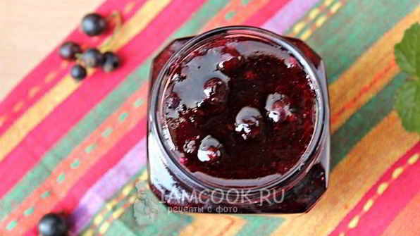 варенье-желе из черной смородины