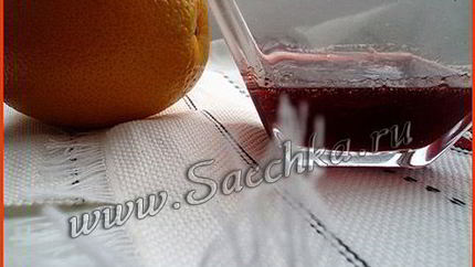 Вишневое варенье с апельсином