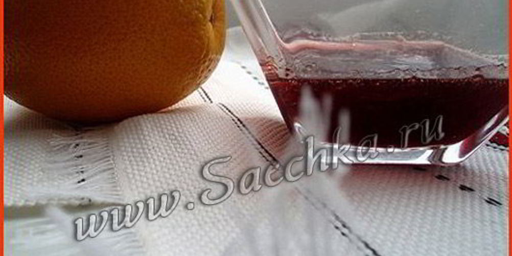 Рецепт вишневое варенье с апельсином