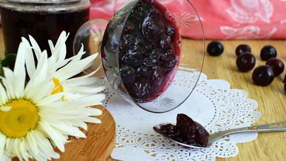 Вишневое варенье с желатином