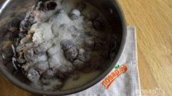 вишневое варенье с желатином