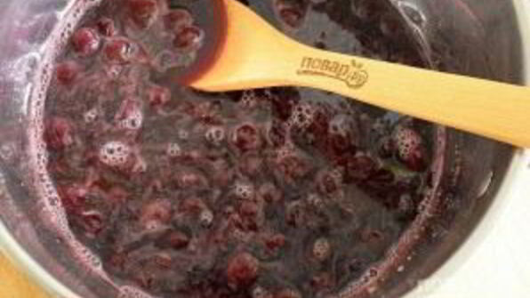 вишневое варенье с желатином