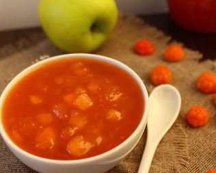 Яблочно-морошковый конфитюр с мартини