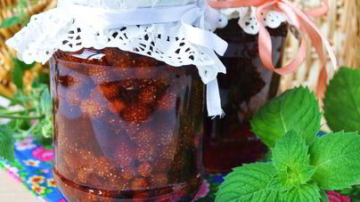 Земляничное варенье с мятой