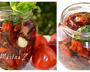 Вяленые помидоры с лимонным базиликом