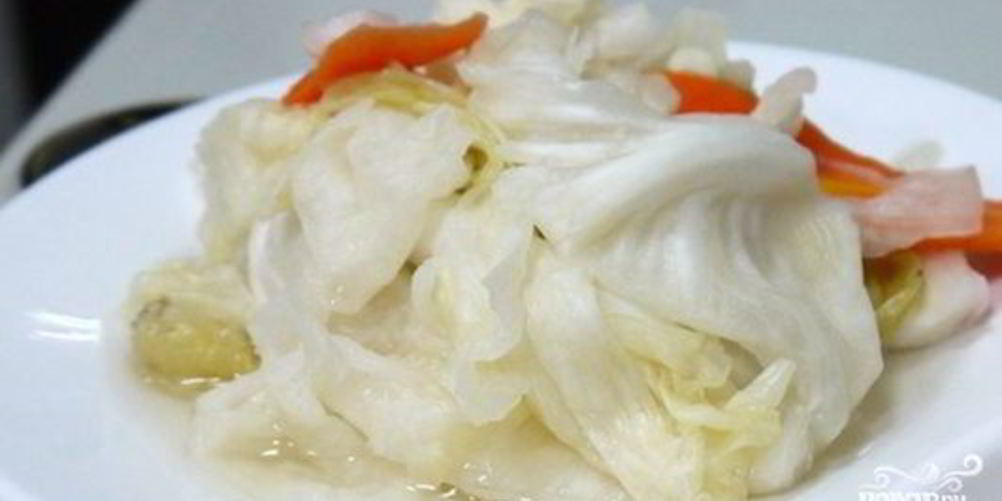 Рецепт закатки из капусты на зиму