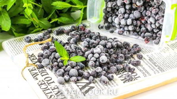 заморозка черники на зиму