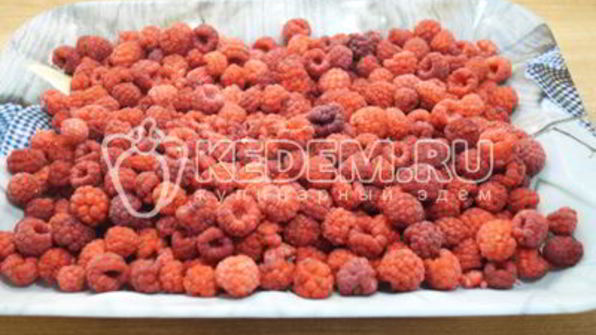 заморозка малины на зиму