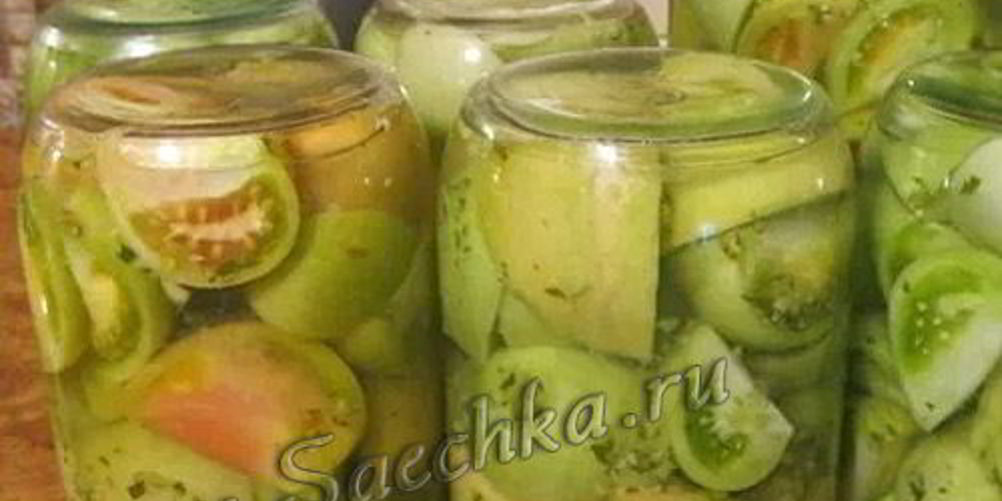 Рецепт зеленые помидоры на зиму