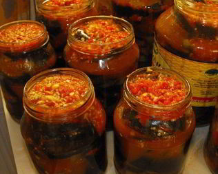 Жареные баклажаны на зиму