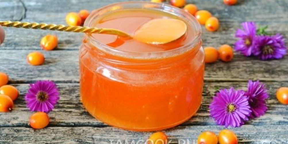 Рецепт желе из облепихи на зиму без варки