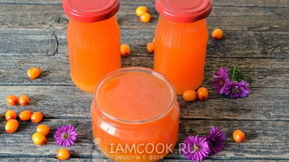 желе из облепихи на зиму без варки