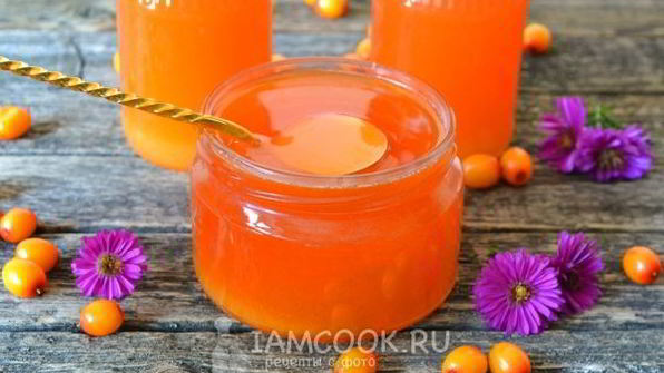 желе из облепихи на зиму без варки