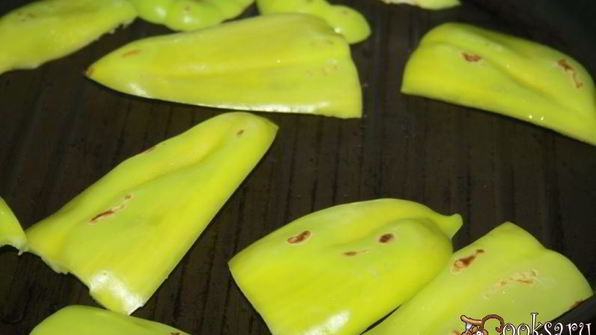 антипасти из баклажана, сладкого перца и помидора