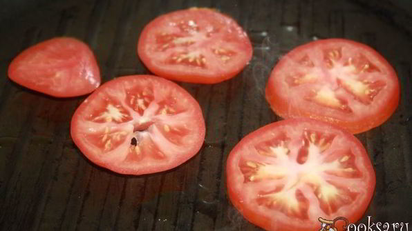 антипасти из баклажана, сладкого перца и помидора