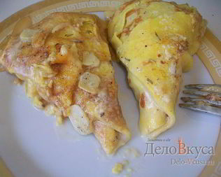 Бендерики со сметаной и чесноком запеченные в духовке