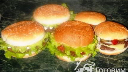 Домашние бургеры