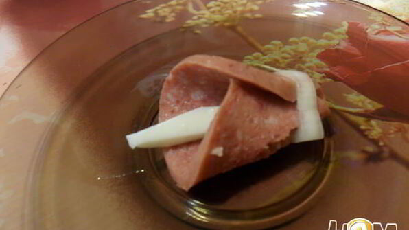 бутерброд букетик