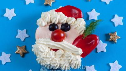 Бутерброд Дед Мороз