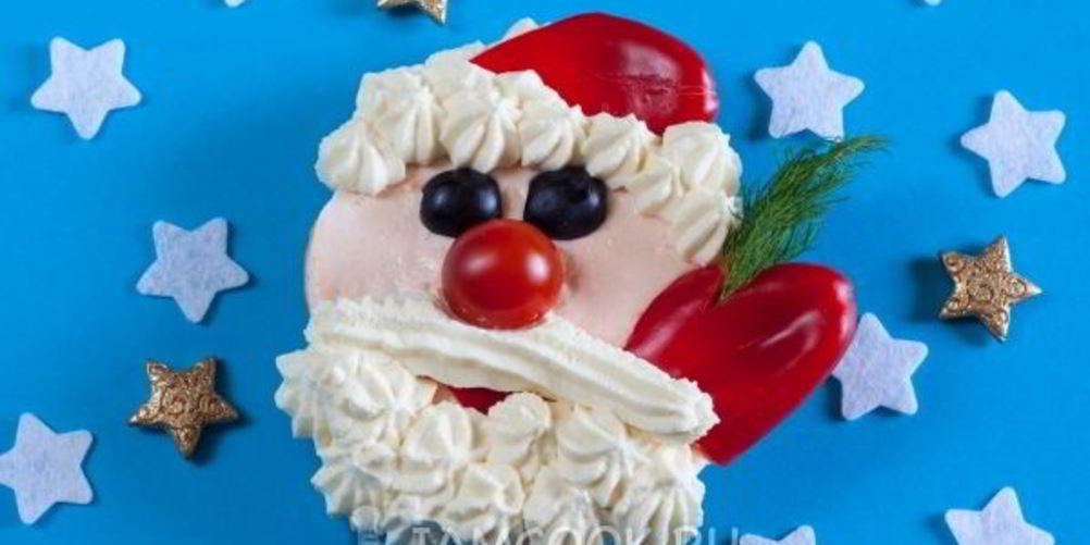 Рецепт бутерброд дед мороз