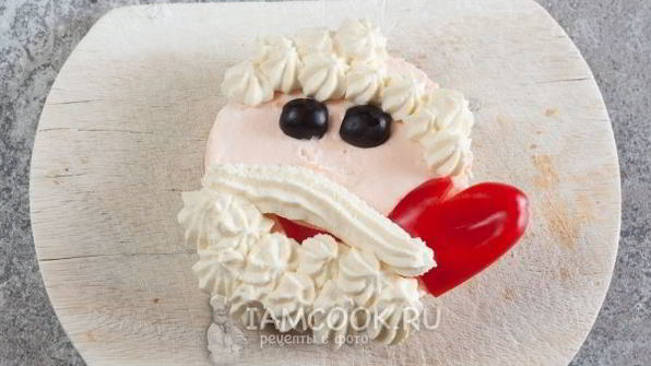 бутерброд дед мороз