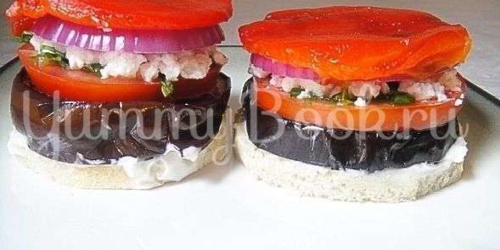 Рецепт бутерброд с баклажанами