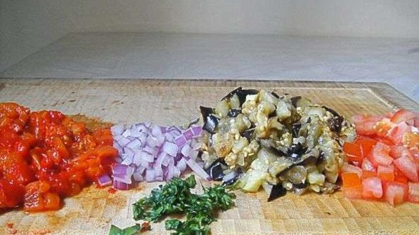 бутерброд с баклажанами