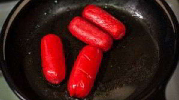 бутерброд с сосиской