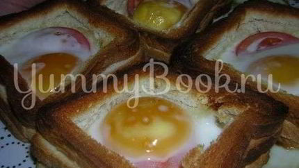 Бутерброд с яйцом