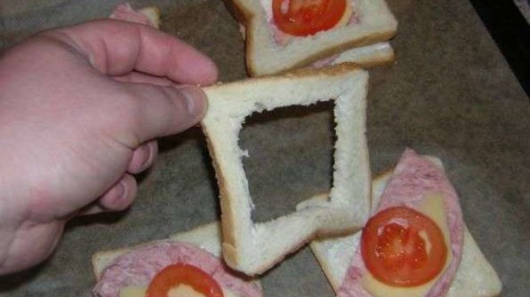 бутерброд с яйцом