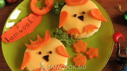 Бутерброд сырный детский