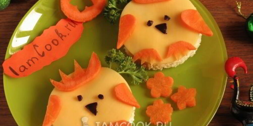 Рецепт бутерброд сырный детский