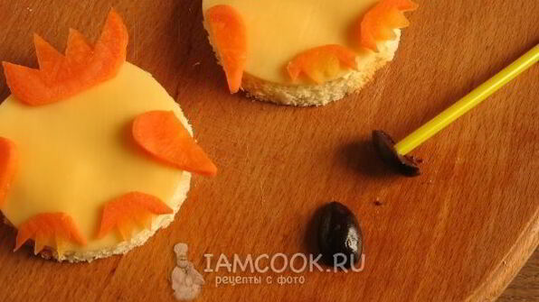 бутерброд сырный детский