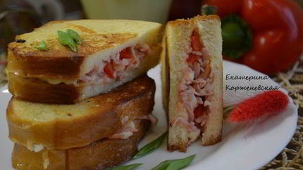 Бутерброд в кляре