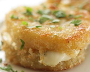 Бутербродики из картофеля с сыром