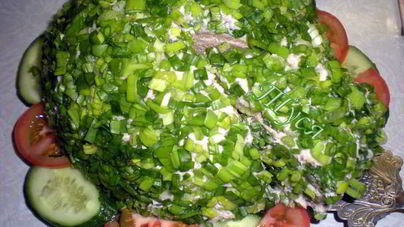 Бутербродный торт с сельдью