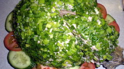 Бутербродный торт с сельдью